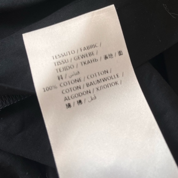 Stella Mccartney Navy Poplin One Shoulder Top Navy IT40 small - Picture 12 of 12